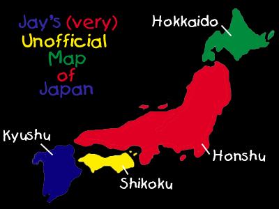 Jay's Japan Map